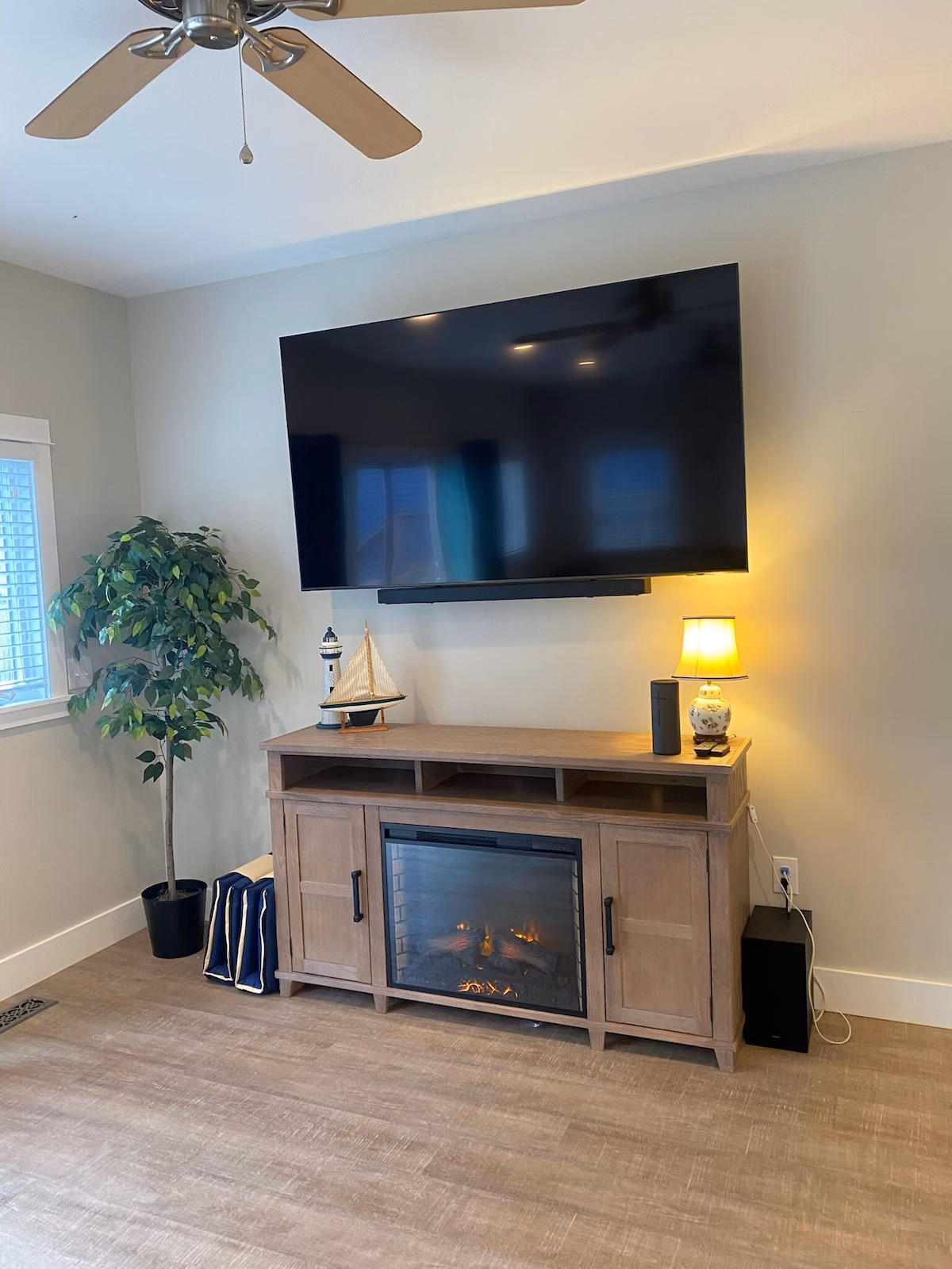 Bayview House television setup